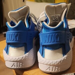 Air Huarache by NikeID in Blue and White.